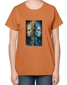 Gemini 56# - gemini-  Ladies T-Shirt