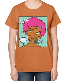 Hot 536# - art pop art-  Ladies T-Shirt
