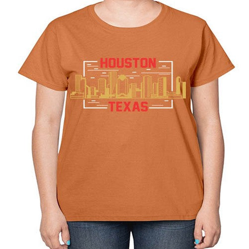 Houston 910# - cities-  Ladies T-Shirt