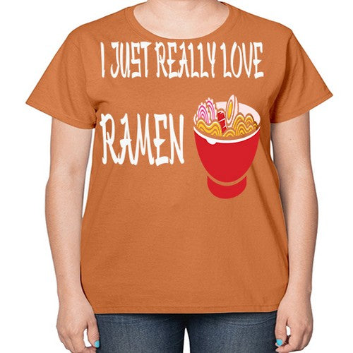 I Just Love Ramen Japanese Anime 238# - anime-  Ladies T-Shirt