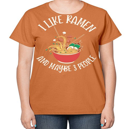 I Like Ramen Japanese Noodles 239# - anime-  Ladies T-Shirt