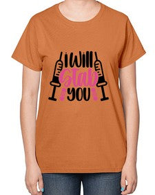 I Will Stab You Style Style 930# - nurse-  Ladies T-Shirt