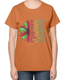 Juneteenth Sunflower Design 17# - black juneteenth-  Ladies T-Shirt