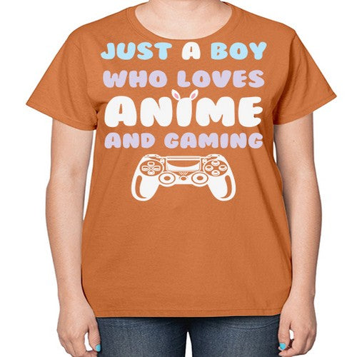 Just A Boy Who Loves 261# - anime-  Ladies T-Shirt