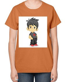 Kid 149# - cartoon general-  Ladies T-Shirt