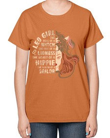 Leo girl 289# - leo-  Ladies T-Shirt