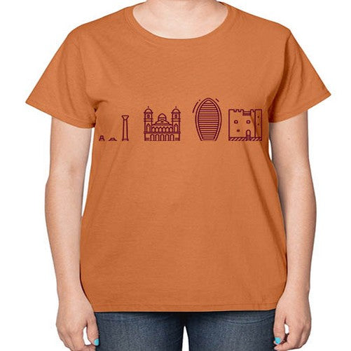 Limassol 1142# - cities-  Ladies T-Shirt