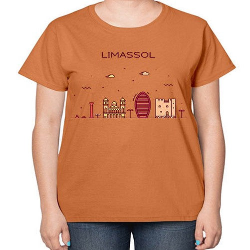 Limassol 1143# - cities-  Ladies T-Shirt