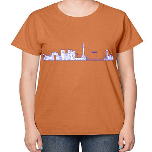 Lisbon 1148# - cities-  Ladies T-Shirt
