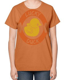 Lucky Duck Style 27# - ducks-  Ladies T-Shirt