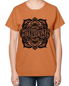 Mandala Courage 759# - mandala-  Ladies T-Shirt