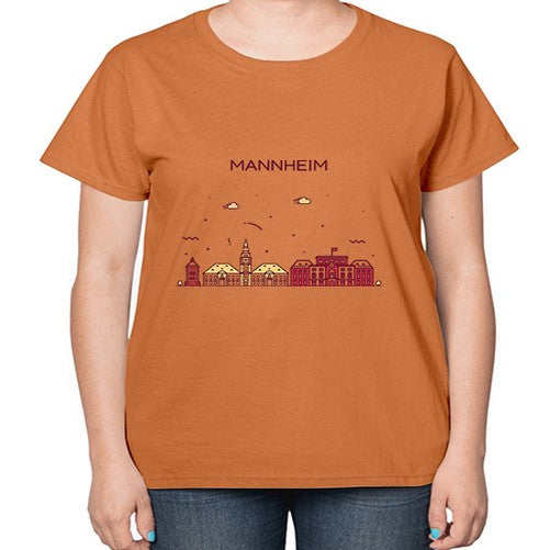 Mannheim 1237# - cities-  Ladies T-Shirt