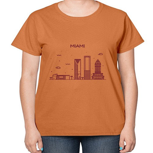 Miami 1282# - cities-  Ladies T-Shirt