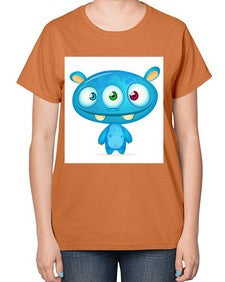 Monster 181# - cartoon general-  Ladies T-Shirt