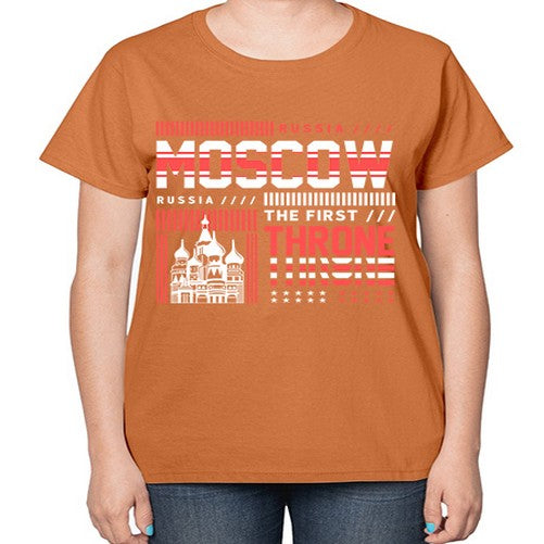 Moscow 1356# - cities-  Ladies T-Shirt
