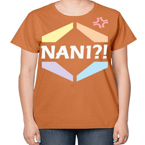 Nani What Funny Japanese Anime 270# - anime-  Ladies T-Shirt