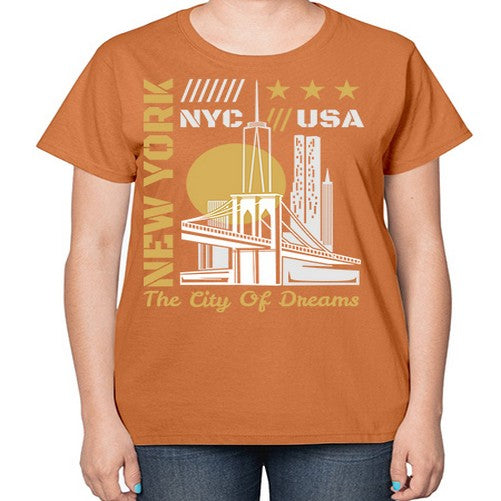 New York 1475# - cities-  Ladies T-Shirt