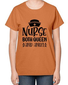 Nurse both queen and angel 1151# - nurse-  Ladies T-Shirt