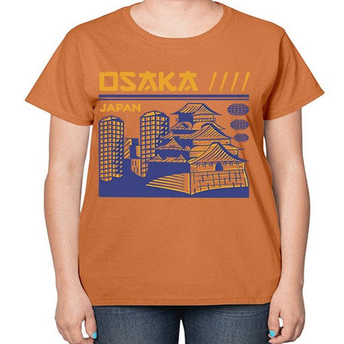 Osaka 1548# - cities-  Ladies T-Shirt