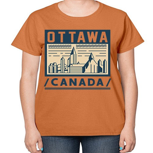 Ottawa 1557# - cities-  Ladies T-Shirt