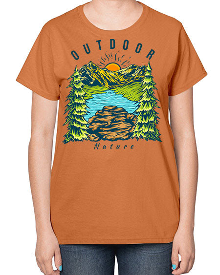 Outdoor Nature 17# - nature-  Ladies T-Shirt