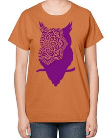 OwlMandalaUpdated 976# - mandala-  Ladies T-Shirt