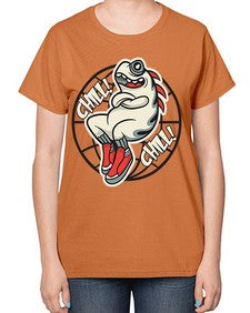 Pay the chills 201# - cartoon general-  Ladies T-Shirt