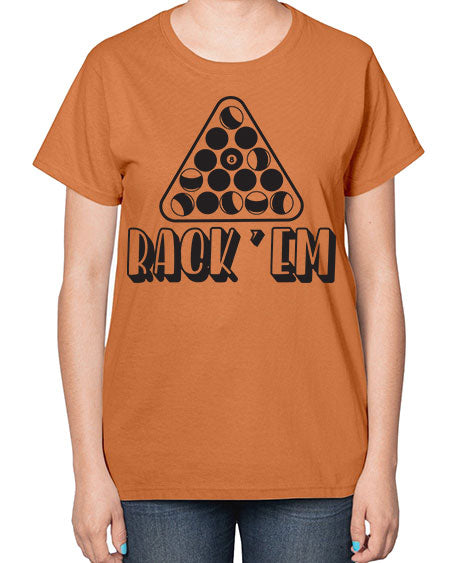 Rack em 558# - billards-  Ladies T-Shirt