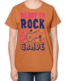 Ready To Rock fifth 727# - fifth grade-  Ladies T-Shirt
