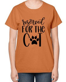 Reserved For The Cat Style 104# - cats-  Ladies T-Shirt