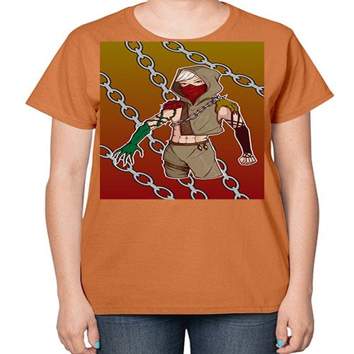 Rose and demon 75# - anime-  Ladies T-Shirt