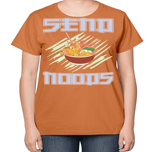 Send Noods Japanese Noodles Bowl Anime 282# - anime-  Ladies T-Shirt