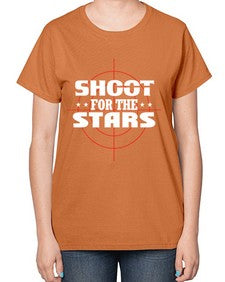 Shoot For The Stars1391# - nurse-  Ladies T-Shirt