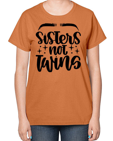 Sister Not Twins Style 23# -makeup  Ladies T-Shirt