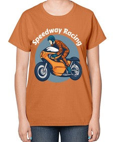 Speedway racing 64# - motorcycle-  Ladies T-Shirt
