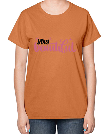 Stay Beautiful Style 18# -makeup  Ladies T-Shirt