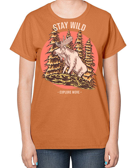 Stay Wild 16# - nature-  Ladies T-Shirt