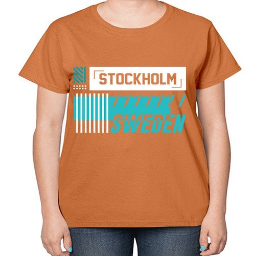 Stockholm 1893# - cities-  Ladies T-Shirt
