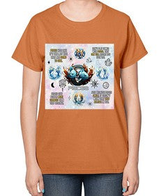 Straight pisces 475# - pisces-  Ladies T-Shirt
