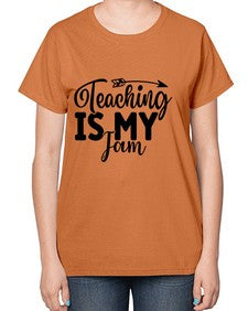 Teaching Is My Jam 1481# - teacher-  Ladies T-Shirt