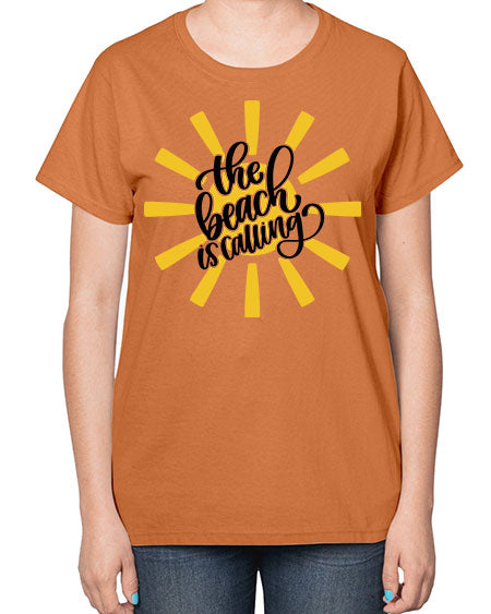 The Beachy Is Calling Style 10# - summer-  Ladies T-Shirt