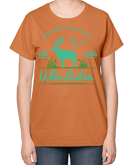 The Earth Has Music 15# - nature-  Ladies T-Shirt