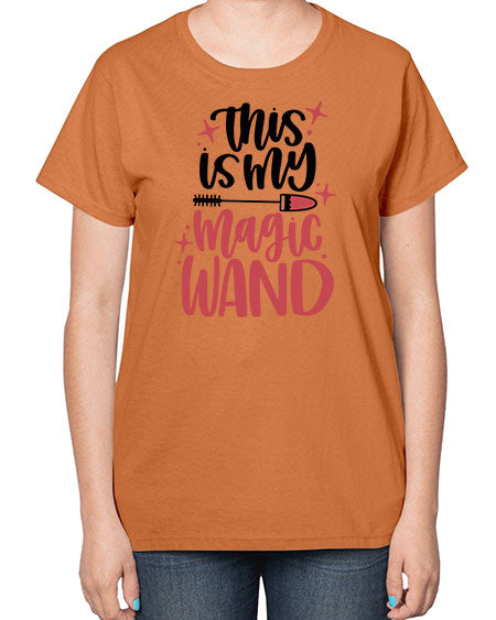 This Is My Magic Wand Style 12# -makeup  Ladies T-Shirt