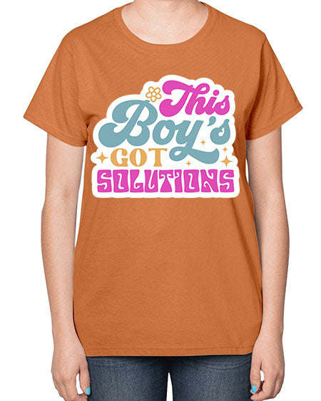 This boys got solutions 19# - general science-  Ladies T-Shirt