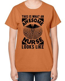 This is what an Style 1549# - nurse-  Ladies T-Shirt