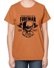 This man is 1166# - skull and bones-  Ladies T-Shirt