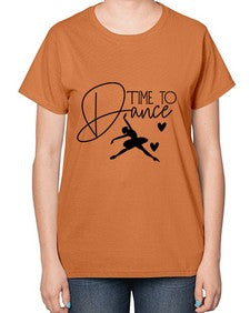 Time to dance 200# - ballet-  Ladies T-Shirt