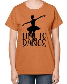 Time to dance 201# - ballet-  Ladies T-Shirt