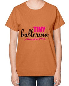 Tiny ballerina 202# - ballet-  Ladies T-Shirt