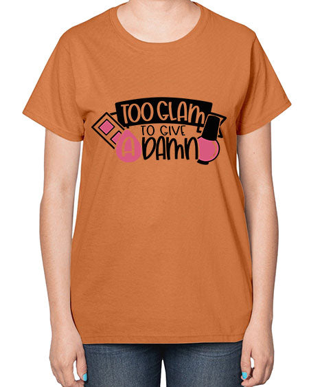 Too Glam To Give A Damn Style 10# -makeup  Ladies T-Shirt